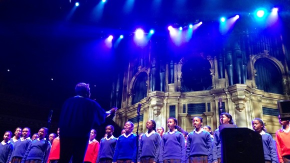 Music For Youth Schools Prom rehearsal.