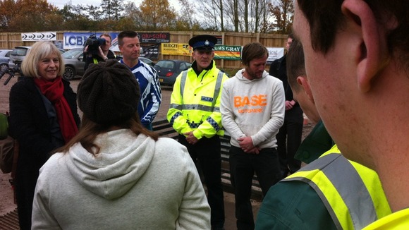 Reports of anti-social behaviour have fallen by more than 70% in the area