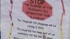 Sign outside Telegraph Hill playgroup in Lewisham.