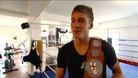Nick Blackwell holds English title belt