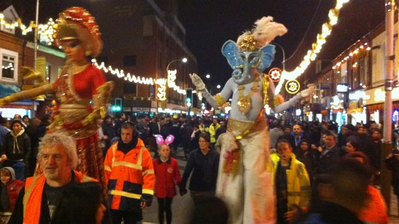 Celebrations in Belgrave Road