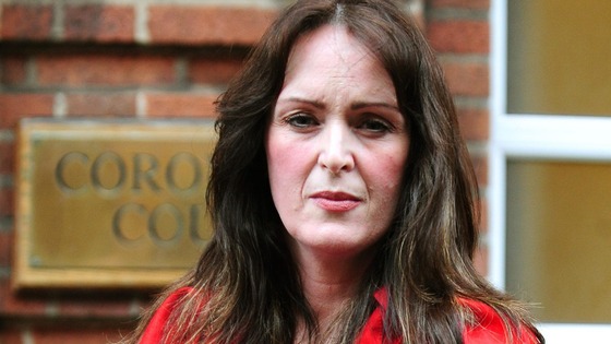 Hayley's mother Paula Stevenson outside the Coroners Court