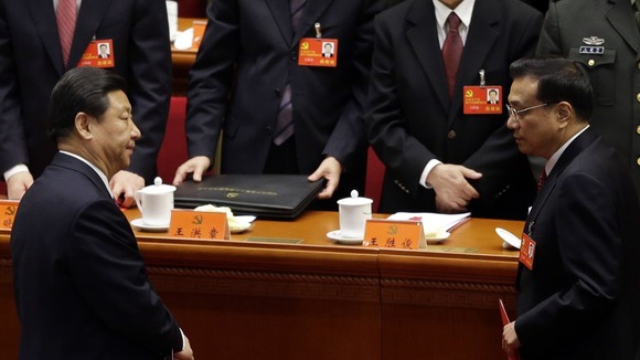 China's Vice President Xi Jinping and China's Vice-Premier Li Keqiang