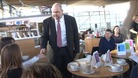 Local Government Minister Carl Sargeant meets campaigners at the Senedd