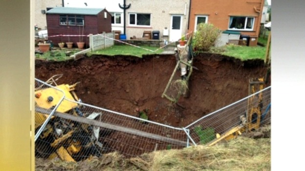 A drilling rig being used to cap the mine with concrete, fell around 50 feet into the shaft.