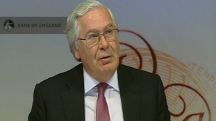 The Governor of the Bank of England, Sir Mervyn King