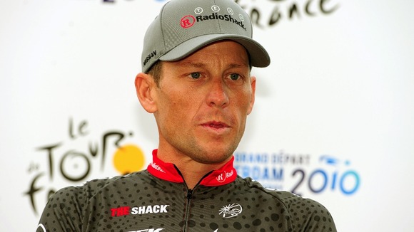 Lance Armstrong pictured in 2010