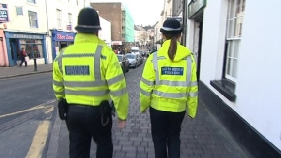 Police officers on the beat