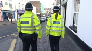 Police officers on the beat