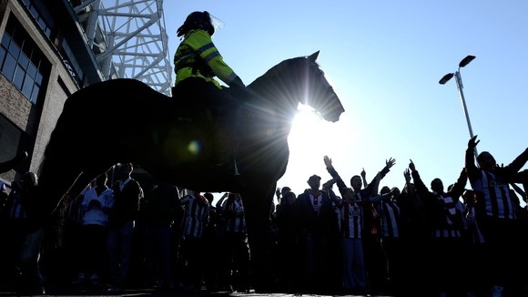 Police on horseback
