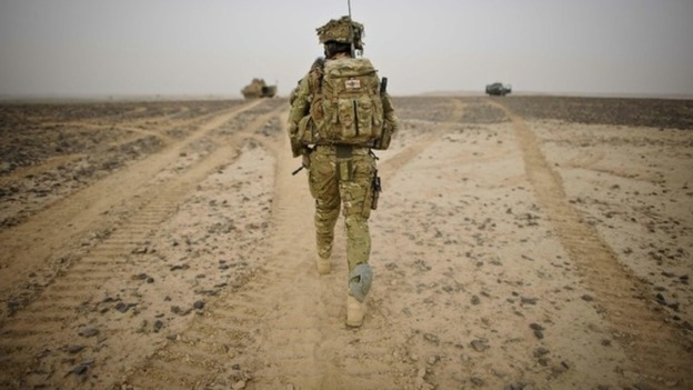 Children from the school have been sending shoeboxes to the soldiers often away from home at Christmas