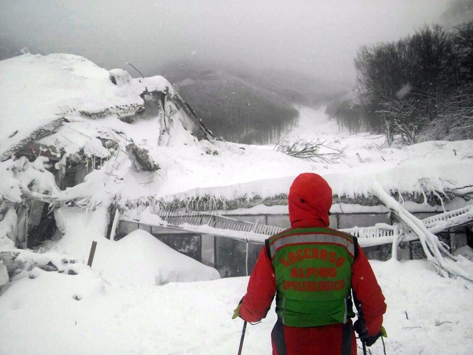 Image result for Italy: Avalanche hits luxury ski resort hotel