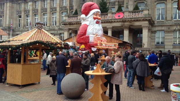 Sampling the delights of Frankfurt... in Birmingham