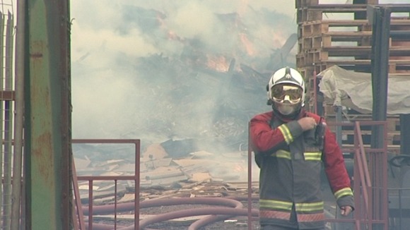The fire started eight weeks ago in Stanton