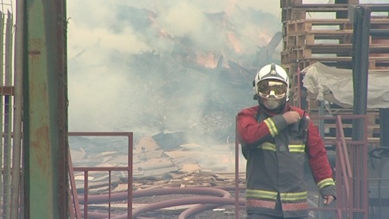 The fire started eight weeks ago in Stanton