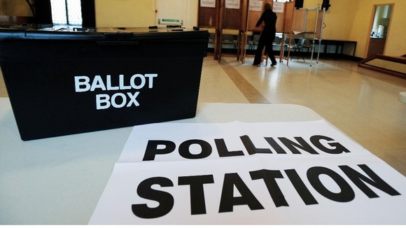 A polling station