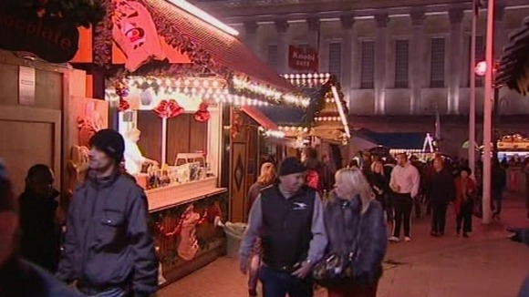 A spot of shopping at the 180 stalls