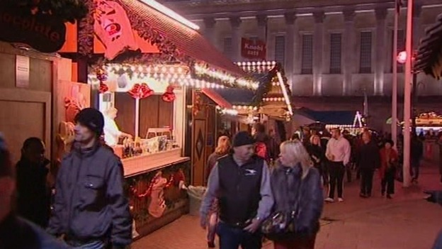 A spot of shopping at the 180 stalls
