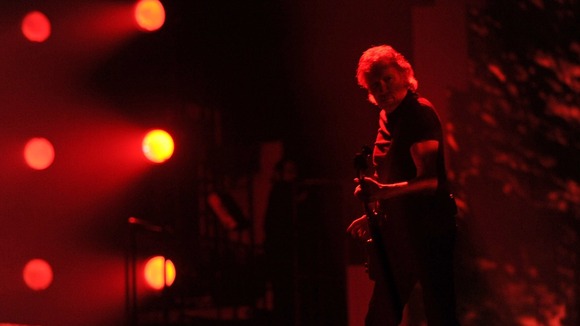 Roger Waters performs The Wall at the 02 Arena in Greenwich, London.