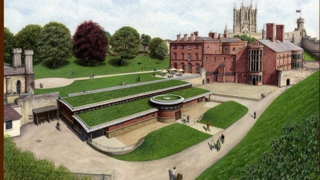 Artist impression of plans for Lincoln Castle