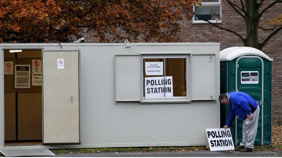 Polling Station in Adswood, Stockport
