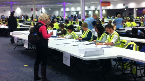Votes being counted in Bristol this morning