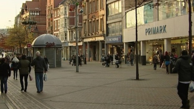 The scene near where the 27-year-old was stabbed