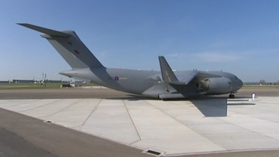 The plane has arrived carrying the body of Captain Rupert William Bowers 