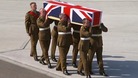 Captain Rupert Bowers was repatriated to RAF Brize Norton this afternoon