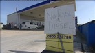 No fuel sign