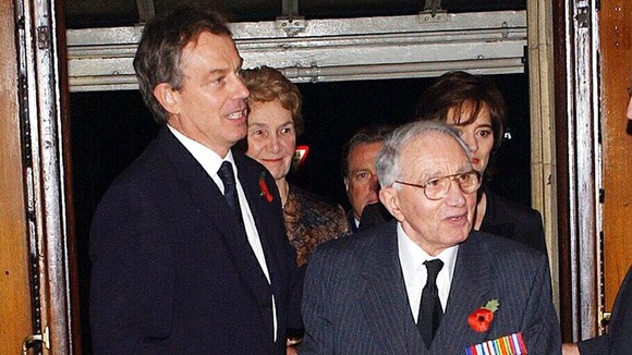 Tony Blair cancelled his engagements in Newcastle today, November 15, to be at his father's side.