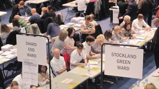 The counting of votes starts in Birmingham's International Convention Centre for the Police and Crime Commissioner election