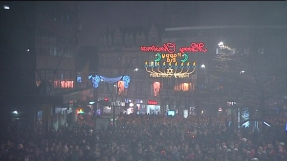 Scenes from last year's switch-on