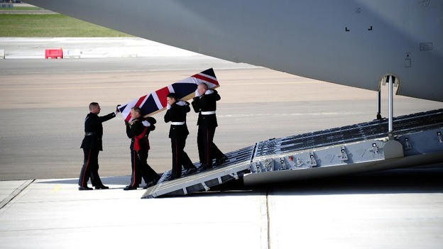 The Repatriation of Royal Marine Sergeant Luke Taylor at RAF Brize Norton