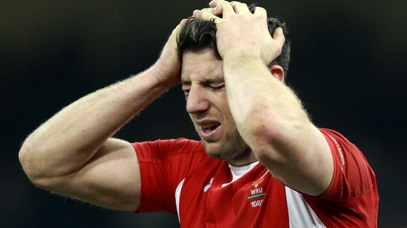 Alex Cuthbert looking frustrated