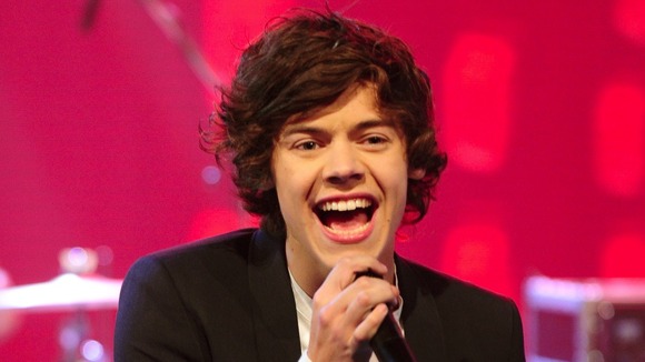 Harry Styles, of One Direction, during BBC Children In Need.