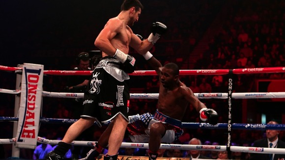 Froch knocks out Mack in the third round at the Nottingham Arena