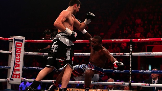 Froch knocks out Mack in the third round at the Nottingham Arena