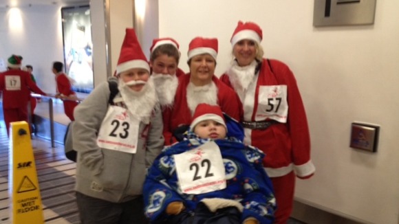 Santa fun run