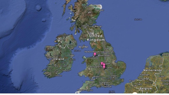 The majority of Jaguar Land Rover's sites are in the UK