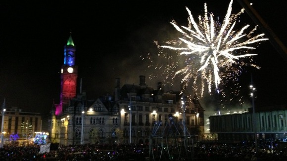 Fireworks wow the crowds in Bradford