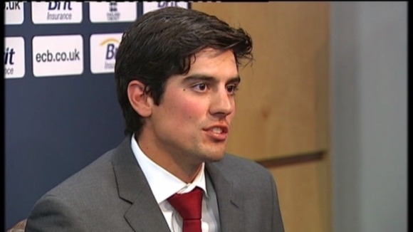 England cricket captain Alastair Cook