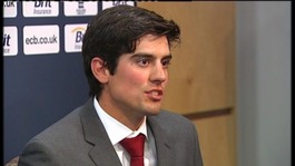 England cricket captain Alastair Cook