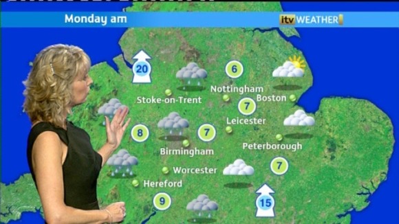 Monday morning weather