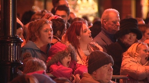 Crowds in Carlisle