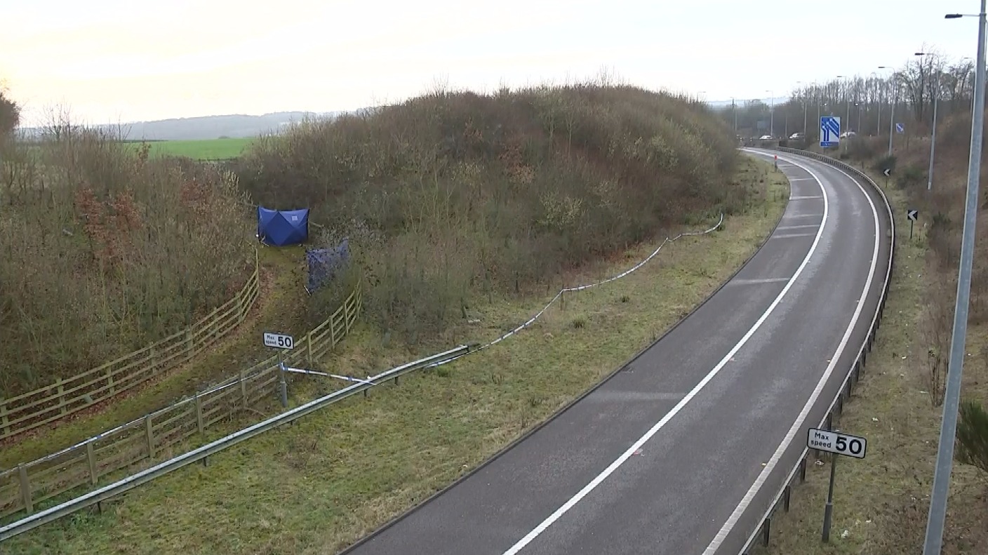 'Human remains' discovered near motorway slip road ITV News