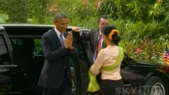 Aung San Suu Kyi Obama