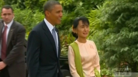 Aung San Suu Kyi Obama