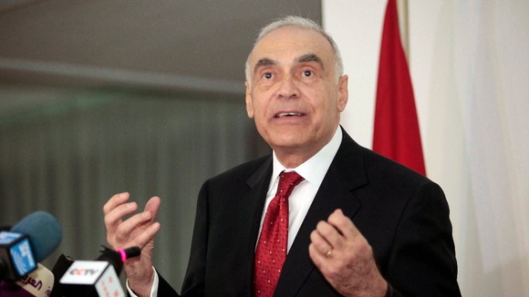 Egypt's Foreign Minister Mohamed Amr