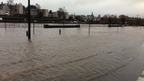 Flooding at Whitesands in Dumfries